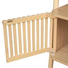 Carrie 4 Tier Rubberwood Display Shelf